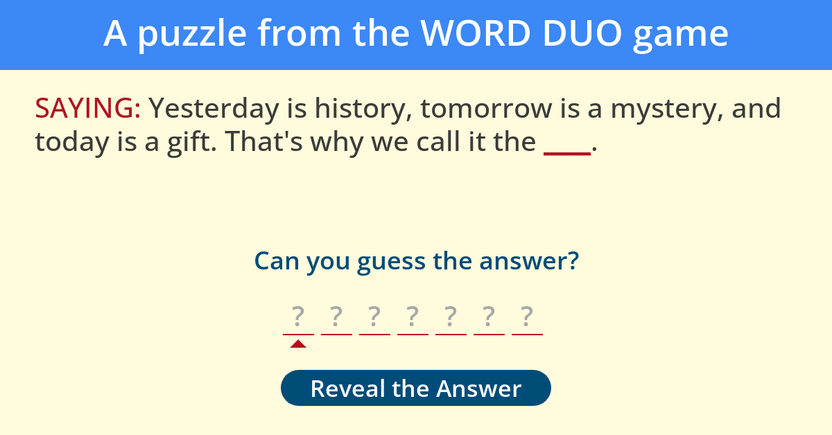 Word duo: Puzzle